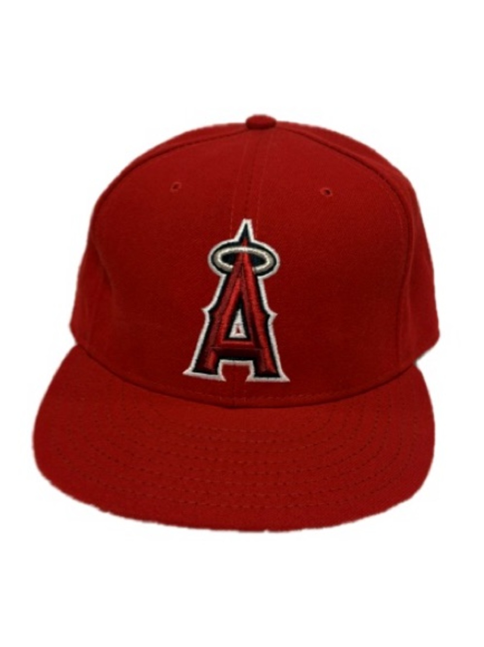 New Era 59FIFTY Los Angeles Angels "Big A" Fitted 7 5/8 Baseball Cap Red NWT